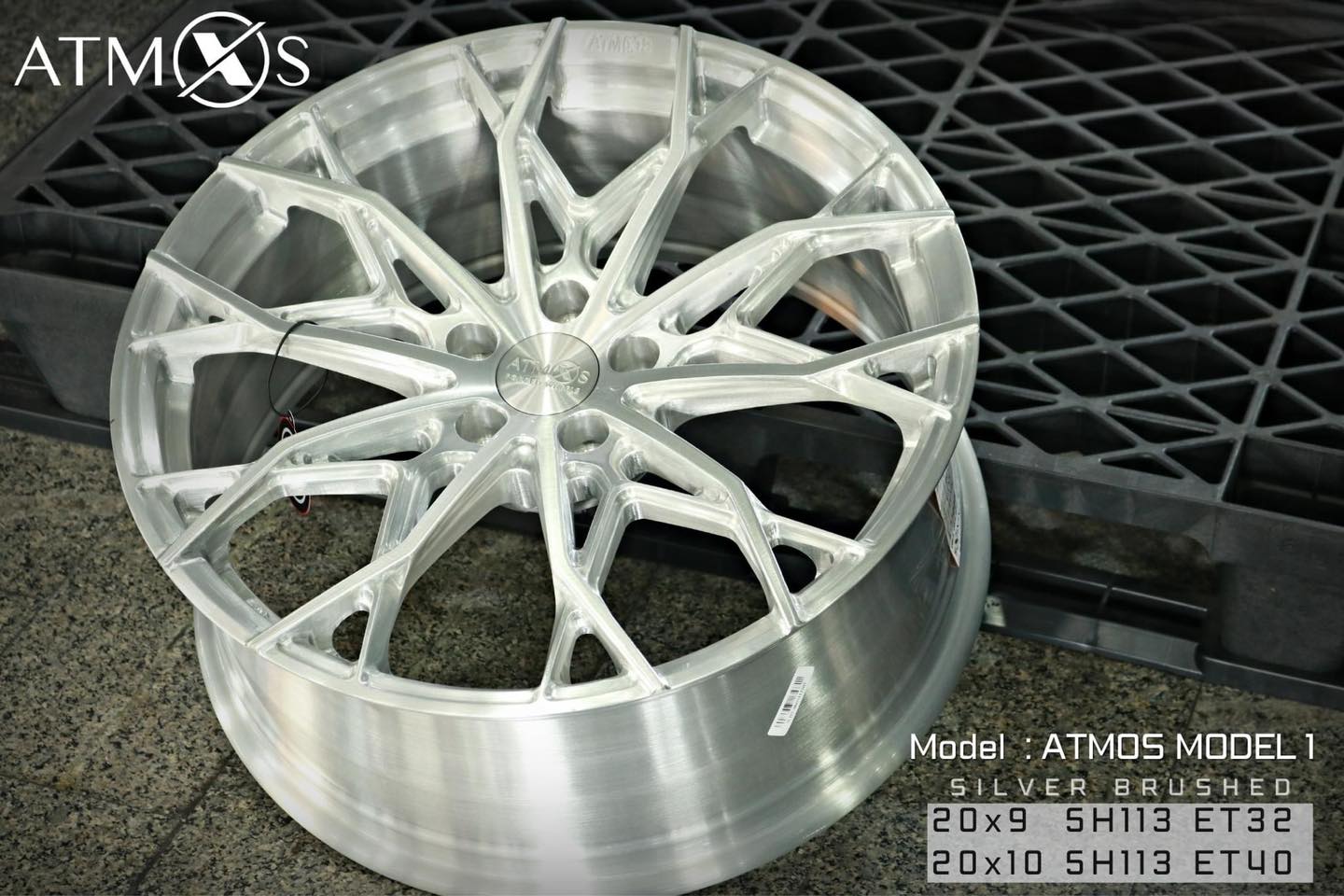 ล้อแม็กใหม่ ATMOS X Wheel Premium Forged กับล้อฟอร์จแท้ ขอบ20 มี 3 สี