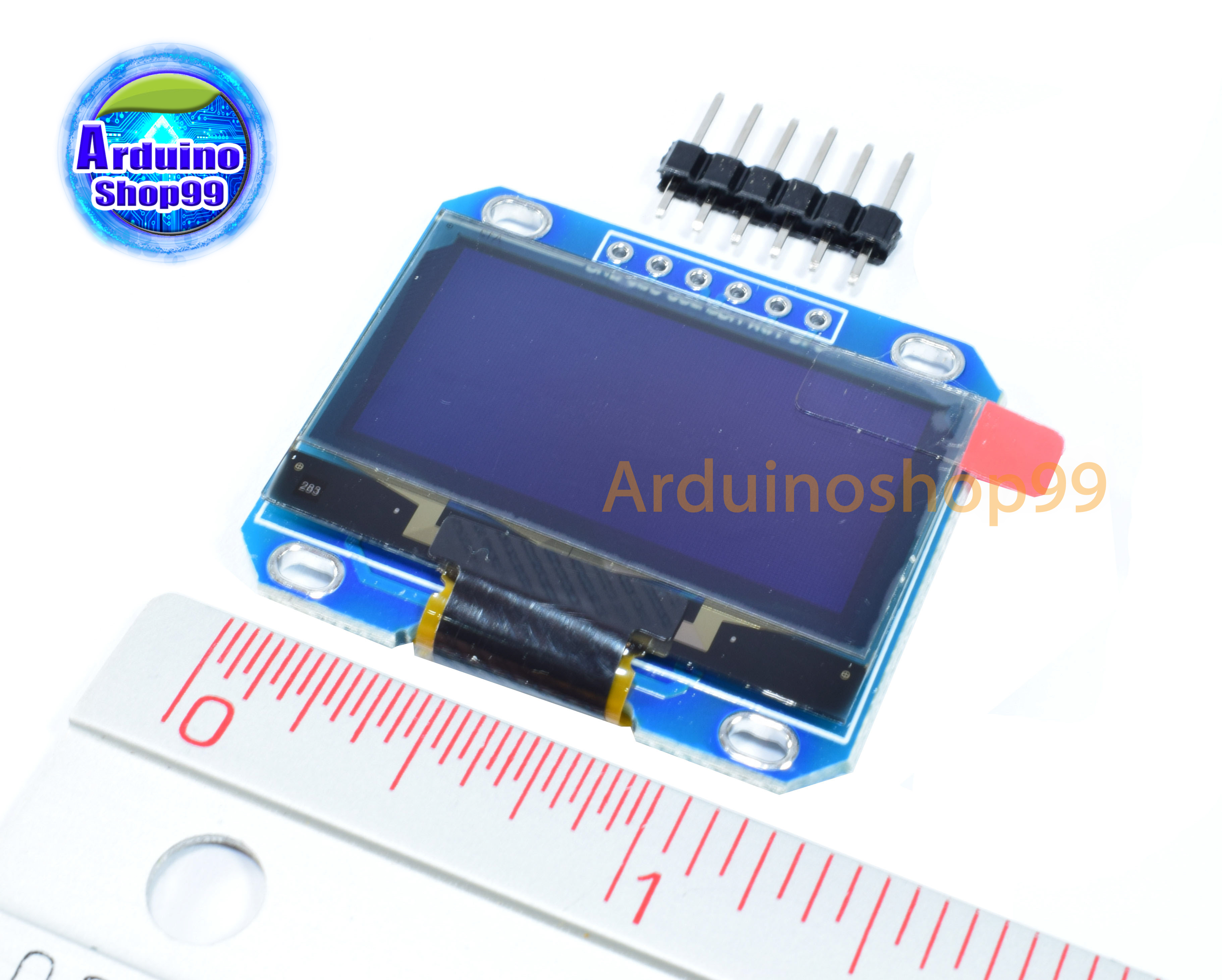 จอแสดงผล OLED ขนาด 1.3 นิ้ว แบบ SPI สีขาว