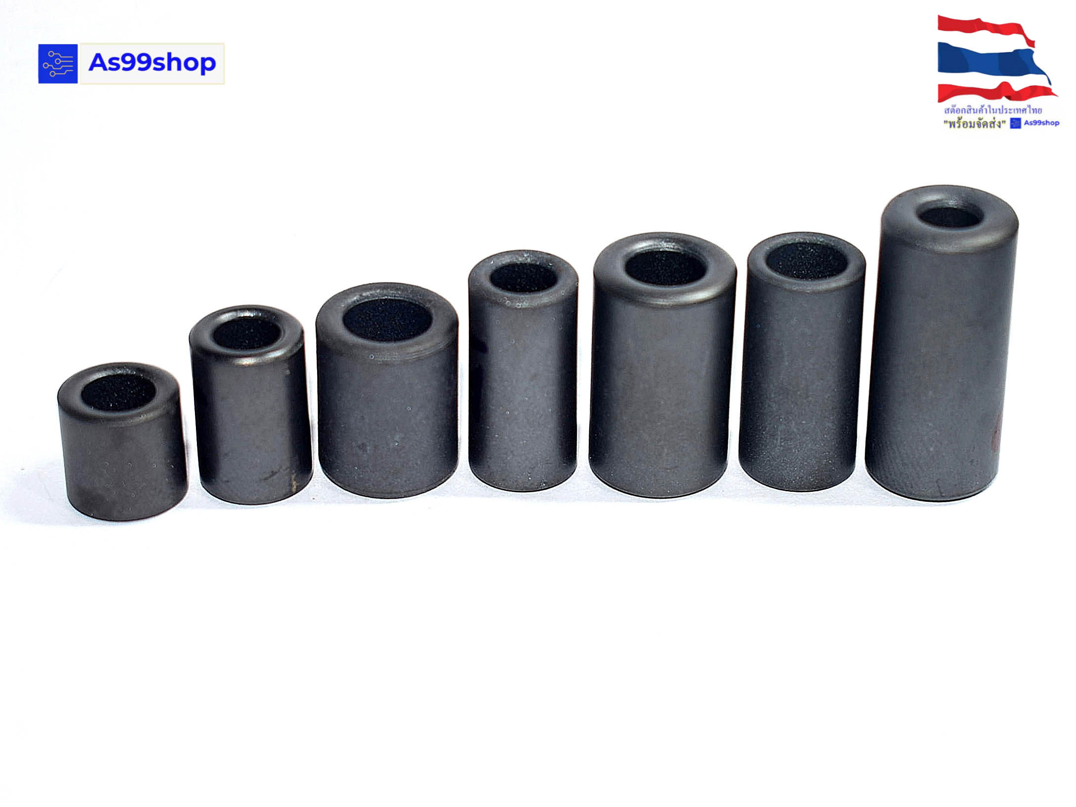 Ferrite toroid วงแหวนเฟอร์ไรต์ ป้องกันการรบกวนแม่เหล็ก ห่วงเฟอร์ไรต์
