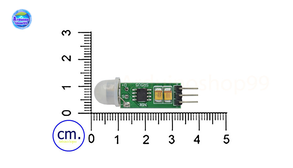 HC-SR505 mini small human body sensing module PIR เซ็นเซอร์จับความเคลื่อนไหว