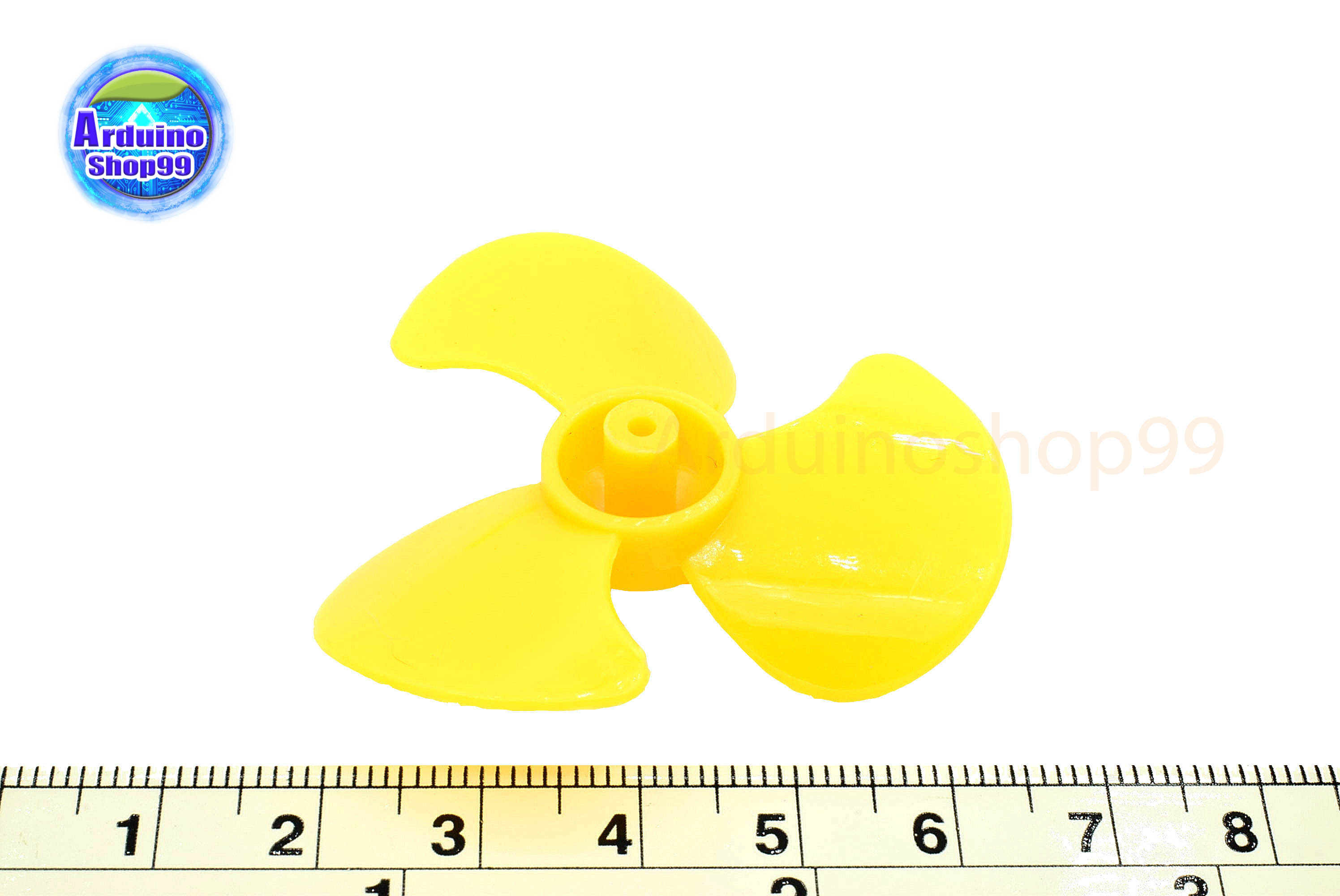ใบพัดมอเตอร์ขนาดเล็ก 50 mm สีเหลือง