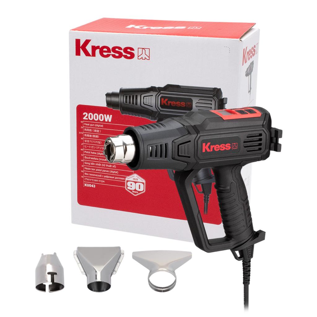 Kress KU043 ปืนเป่าลมร้อน 2000W จอดิจิตอล