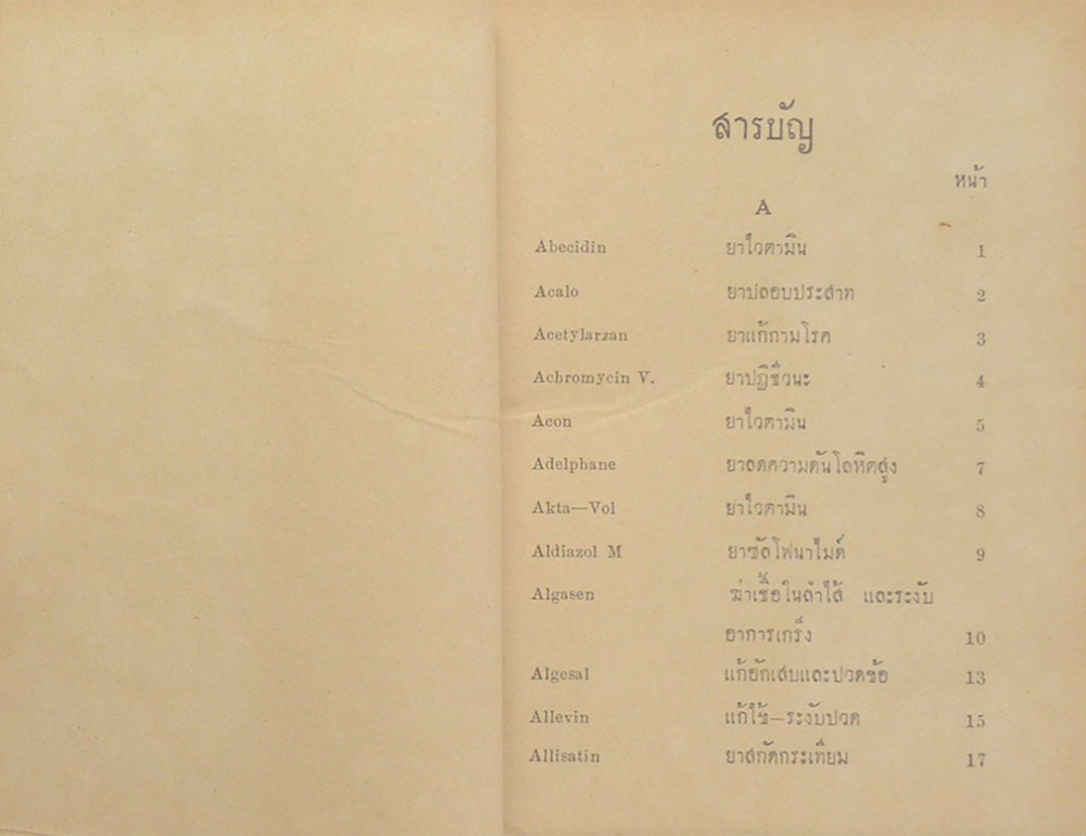 โอสถนิเทศ (แนะนำยารักษาโรคปัจจุบัน) (ขายตามสภาพ)