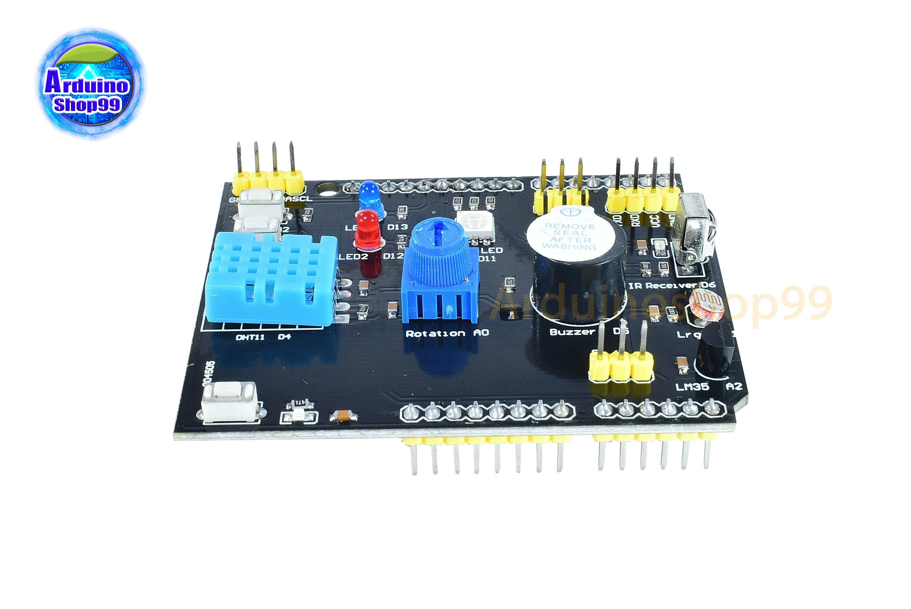 9-in-1 Multifunction Expansion Board DHT11 LM35 Temperature Humidity For UNO