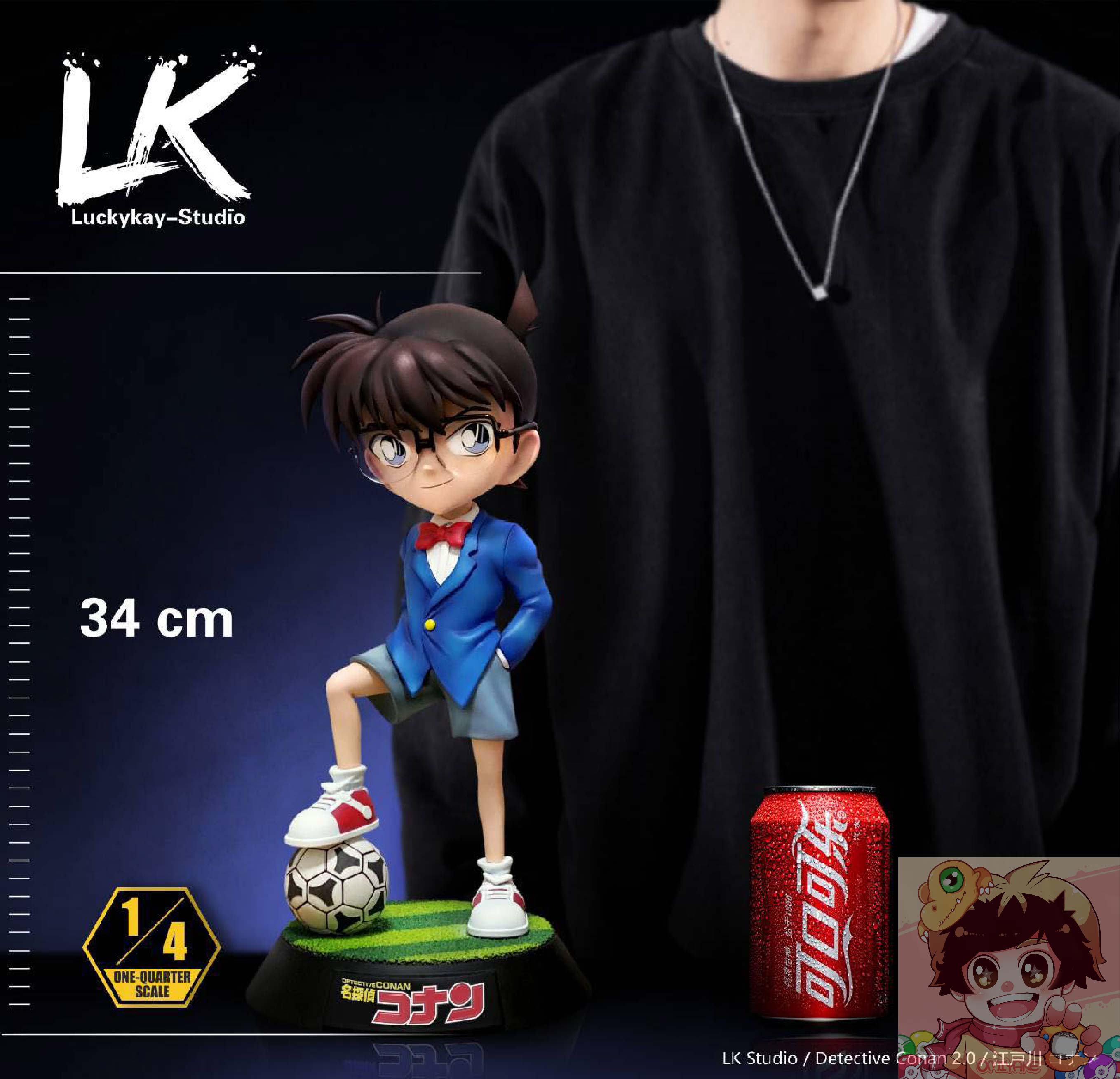 LK Studio - Detective Conan 2.0 Edogawa Konan Football Ver. Scale 1/4 ยอดนักสืบจิ๋วโคนัน เอโดงาวะ โคนัน คุโด้ ชินอิจิ