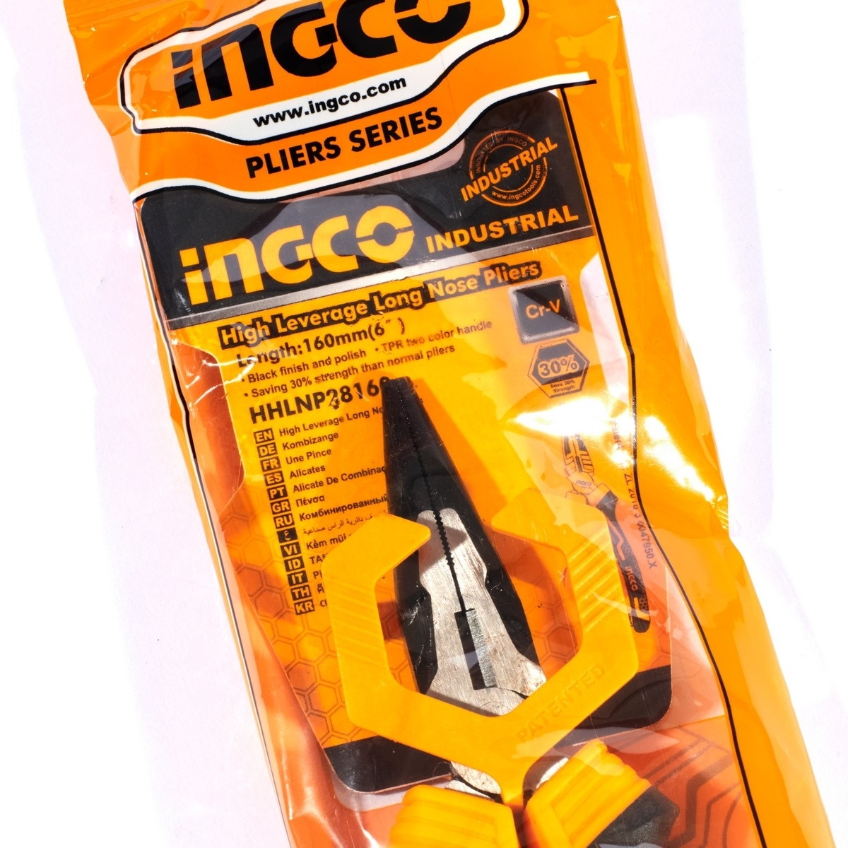 INGCO HHLNP28160 คีมปากแหลม 6"