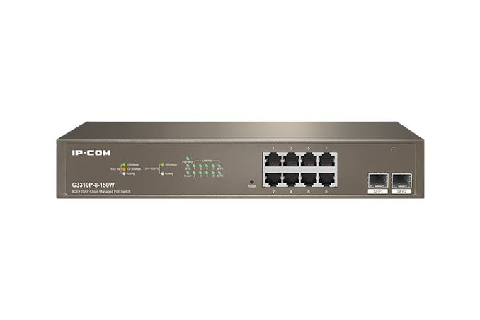 G3310P-8-150W 8GE+2SFP Cloud Managed PoE Switch