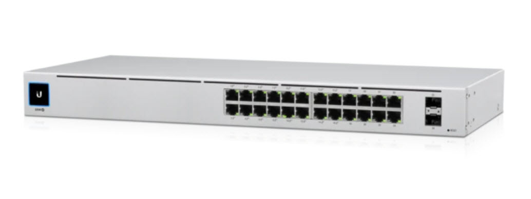 Ubiquiti USW-24-POE 24-Port 802-3at PoE Gigabit Switch With SFP L2
