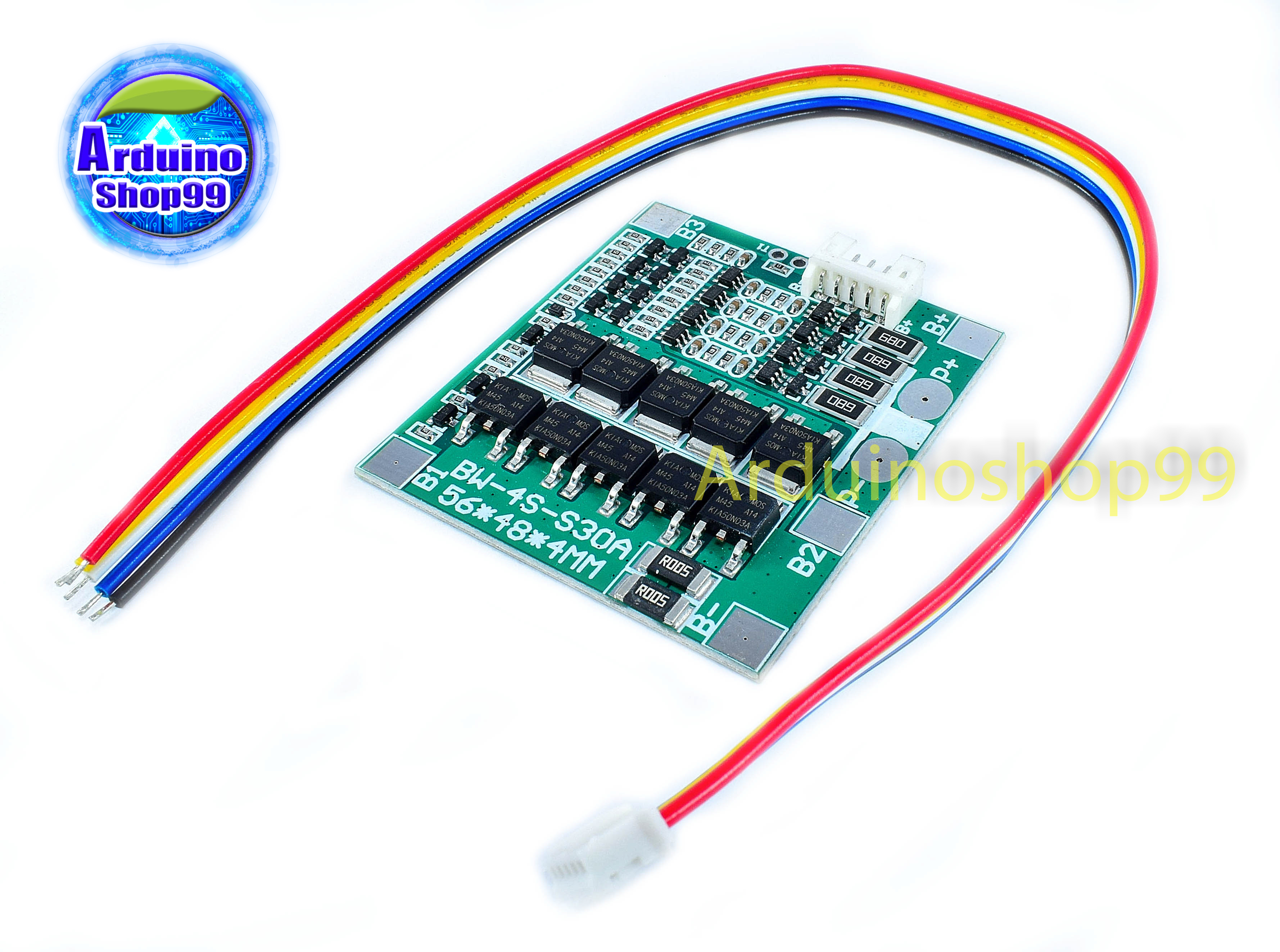 4S 14.8V 30A Protection board discharge belt equalization 18650 battery protection board