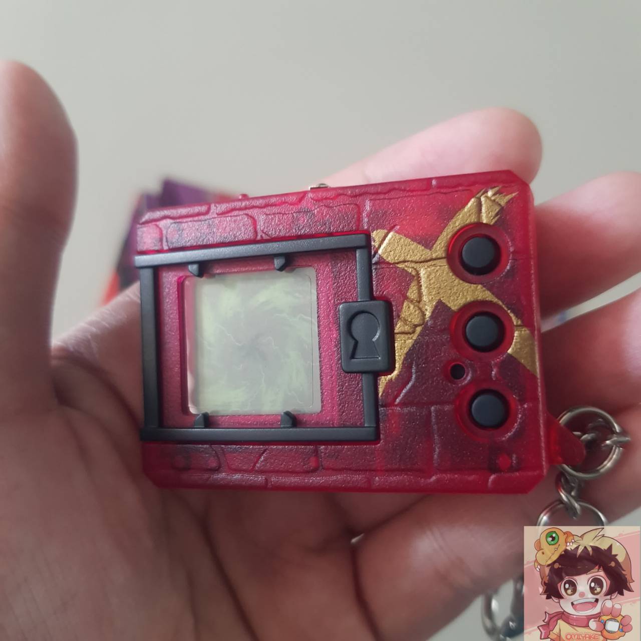 BANDAI DIGIMON Digital Monster X Ver.2 Clear Red Color(สีแดงใส)(V-pet X 2)Premium Bandai ดิจิม่อน ดิจิไวซ์[LOT JP][USED]