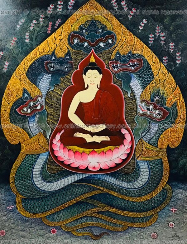 ผลงานศิลปะ "ตรัสรู้"