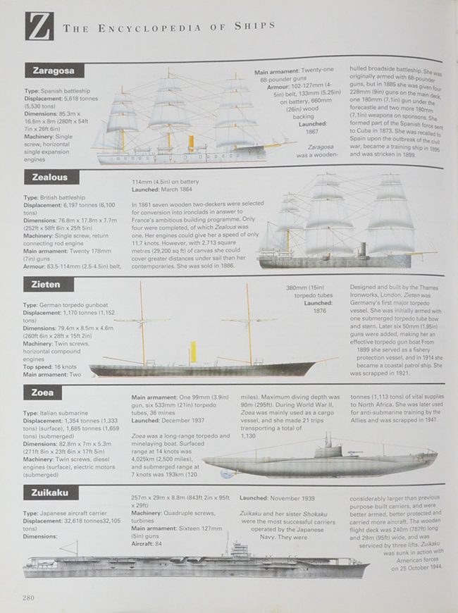 THE ENCYCLOPEDIA OF SHIPS