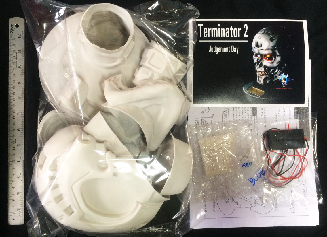 T-800 Head with LED หัว Terminator T-800 เวอร์ชั่นรายละเอียดสูง 1/1 scale