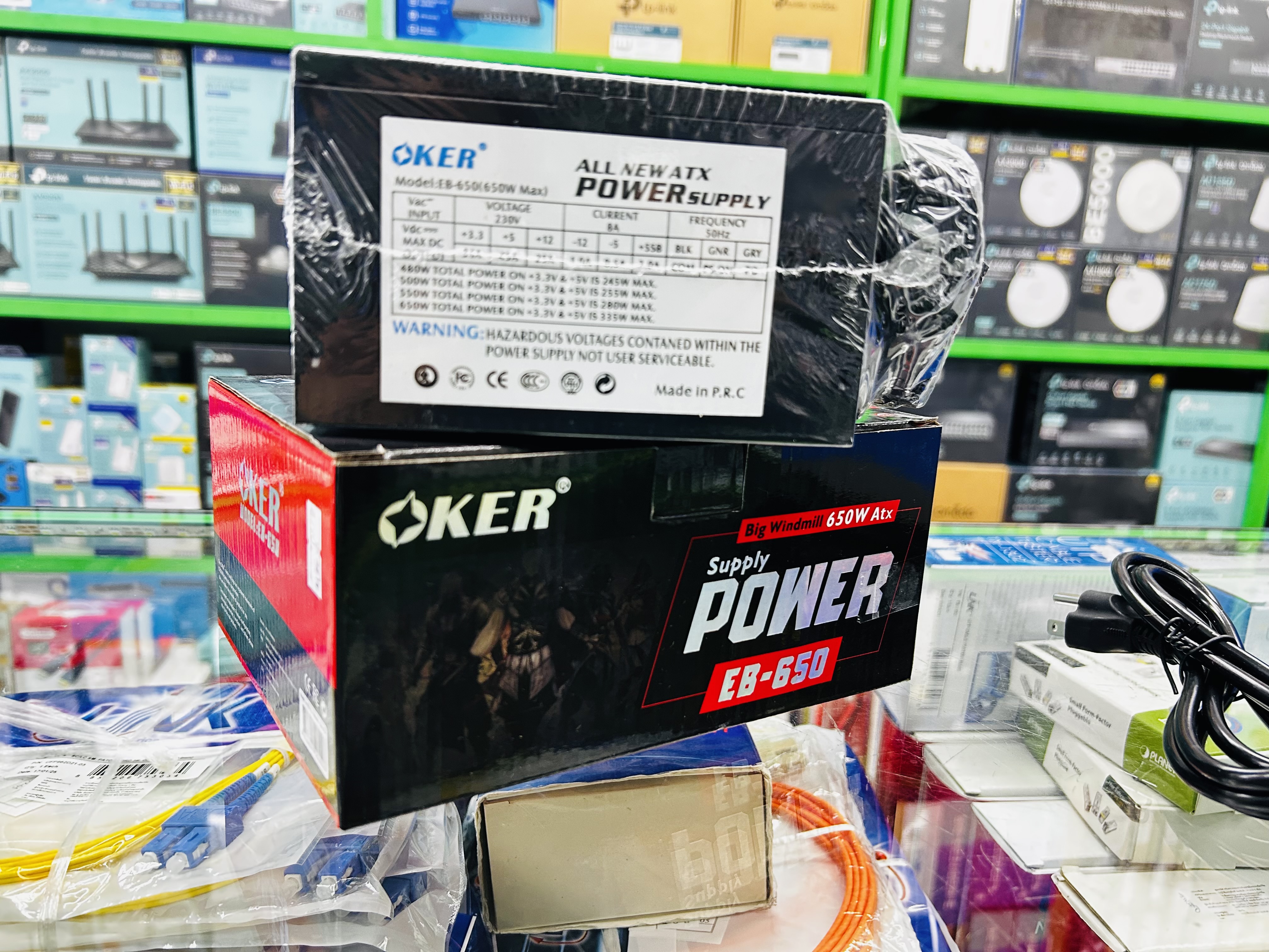 Oker EB-650 POWER SUPPLY BIG WINDMILL 650W ATX POWER SUPPLY