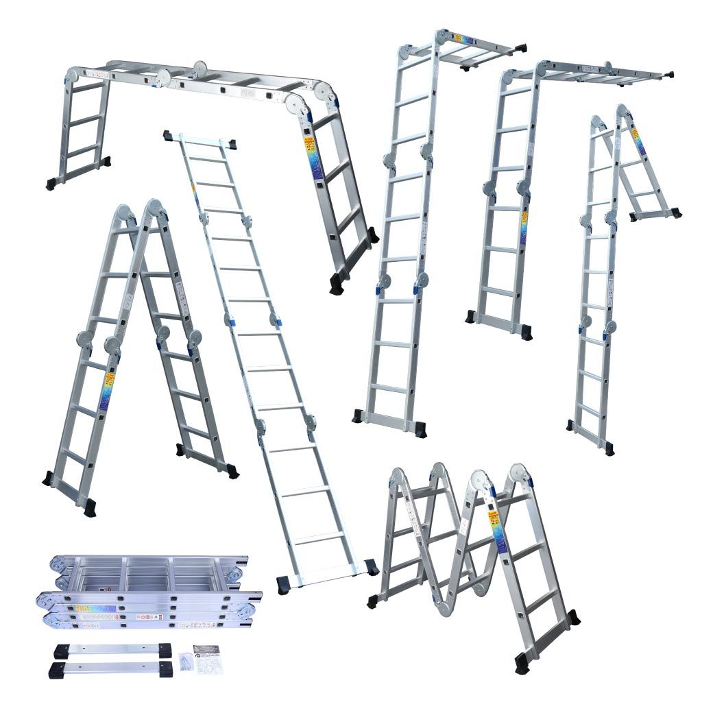 SUMO ML-16A บันไดอลูมิเนียมอเนกประสงค์พับได้ 16 ขั้น 8in1