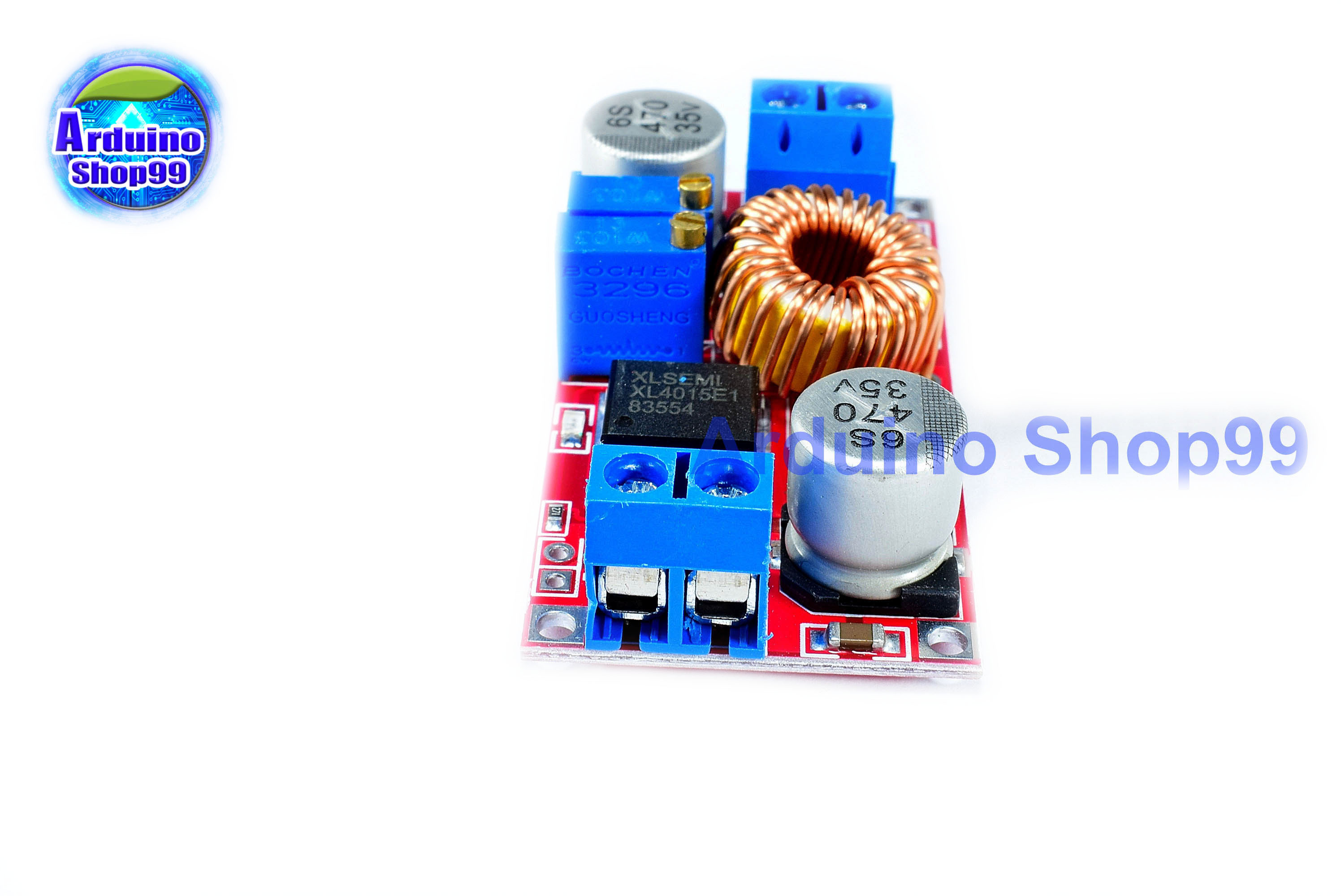 XL4015 E1 Power Supply DC-DC BUCK Constant Voltage / Current 5A แปลงไฟจาก 5 - 32 Volt เป็น 0.8 - 30 Volt