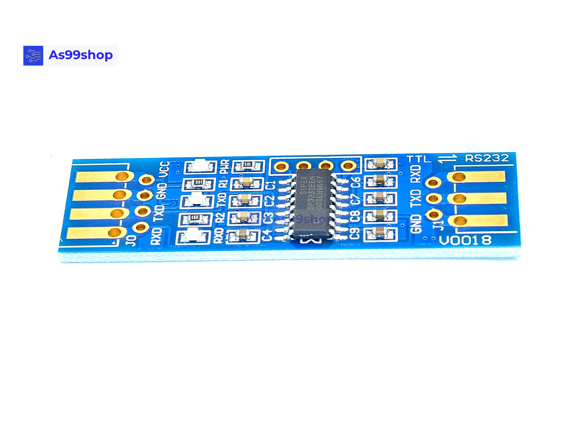SP3232 RS232 Module RS232 Serial Port TTL Line Brush Module (Size: Single Channel 51)