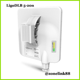 LigoDLB 5-20n 5GHz CPE with an Integrated 20dBi Antenna, 802.11n, and Upgraded Housing for Short-to-Mid Range PTP/PTMP Scenarios