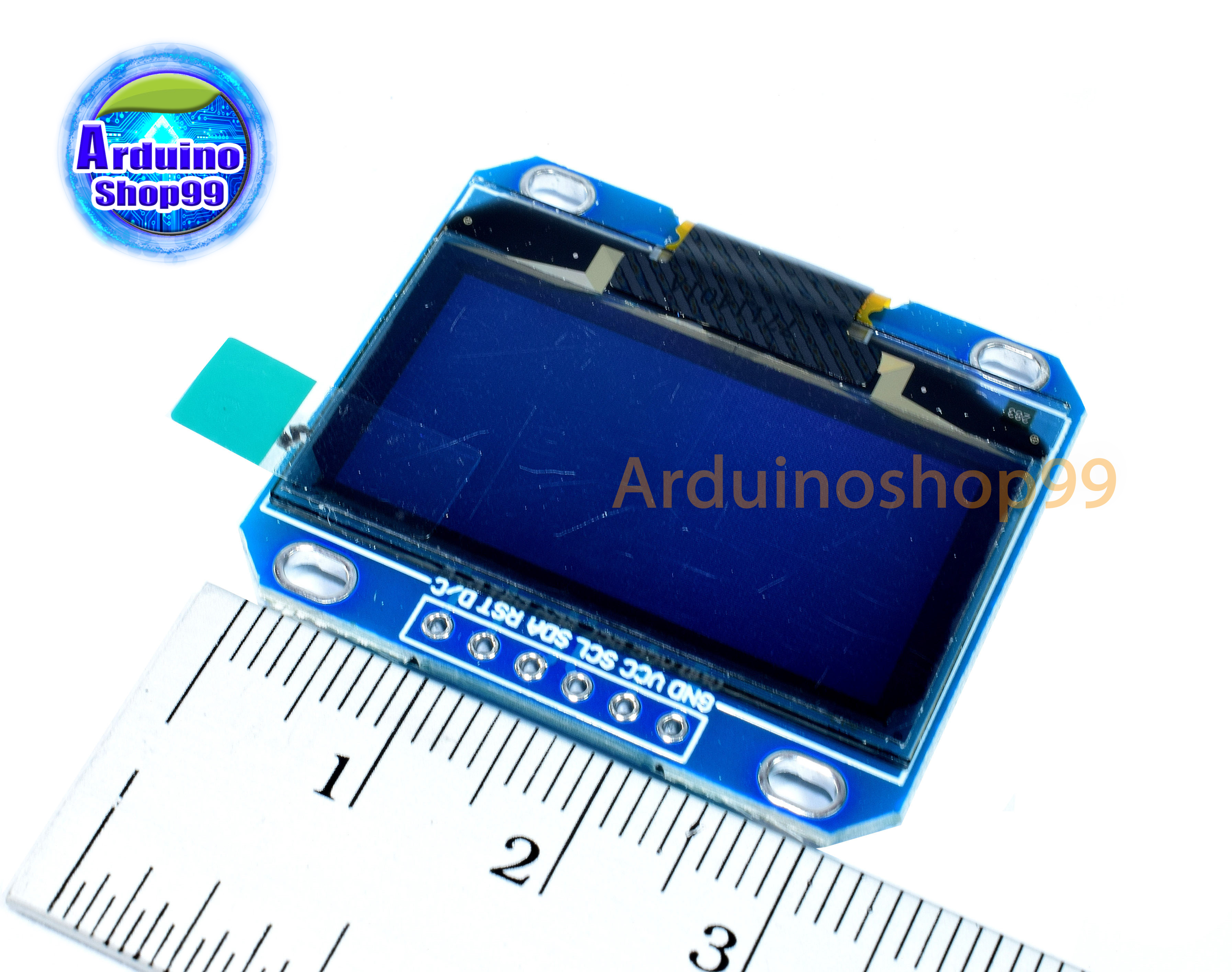 จอแสดงผล OLED ขนาด 1.3 นิ้ว แบบ SPI สีน้ำเงิน