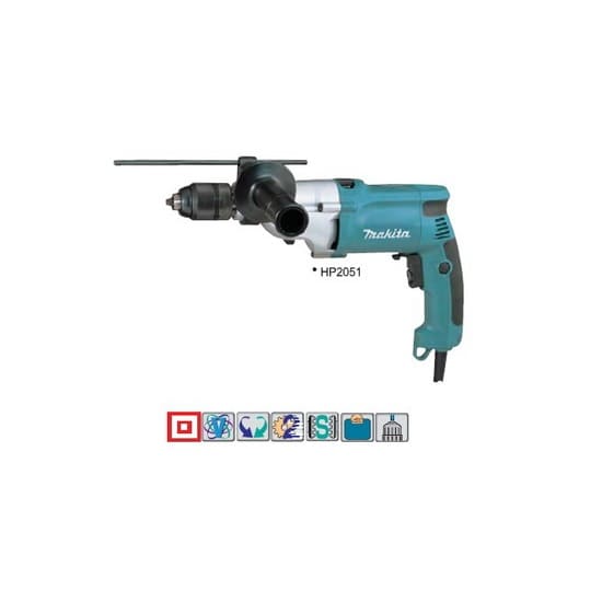 MAKITA HP2051 สว่านกระแทก 20mm 720W 2 Speed หัวมือบิด