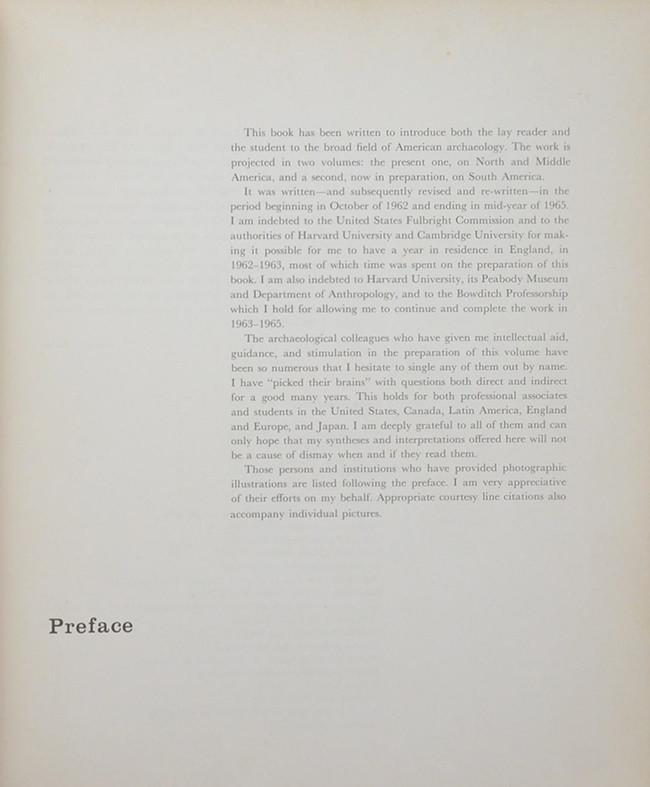 An Introduction to American Archaeology VOLUME ONE North and Middle America