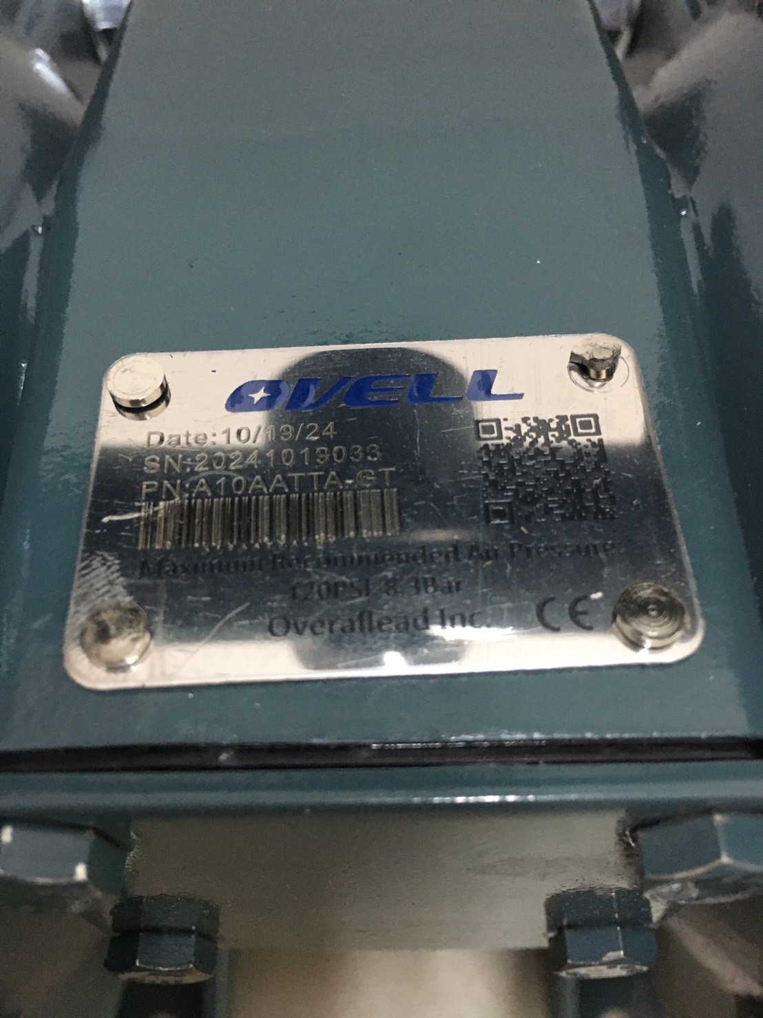 Diaphragm Pump, OVELL AODD PUMP, A10AATTA-GT , ไดอะแฟรมปั๊ม, A10AATTA-GT