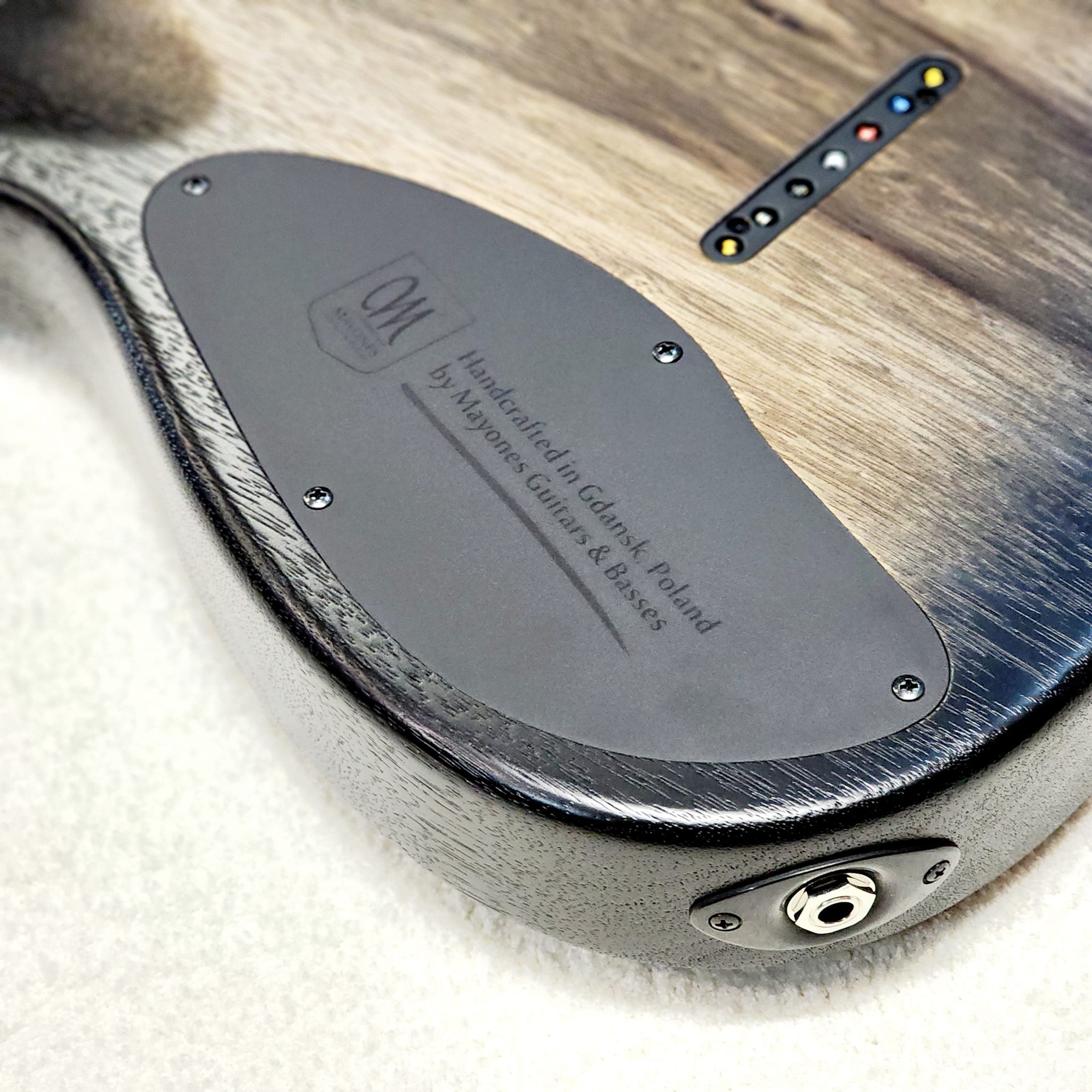 (USEDl MAYONES DUVELL ELITE 7 - TRANS NATURAL BLACK BURST MATT