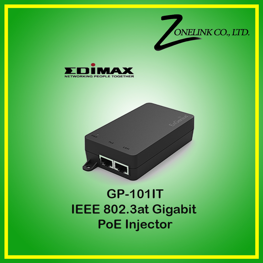 GP-101IT IEEE 802.3at Gigabit PoE+ Injector
