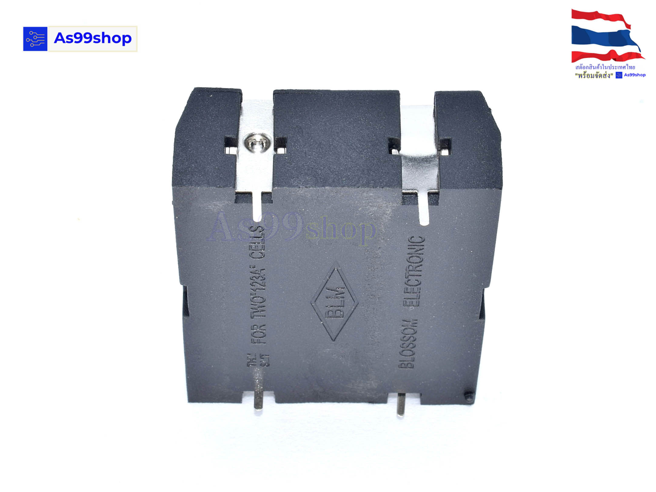 CR123A รังถ่าน 2 ช่อง battery box PCB (1 ชิ้น)