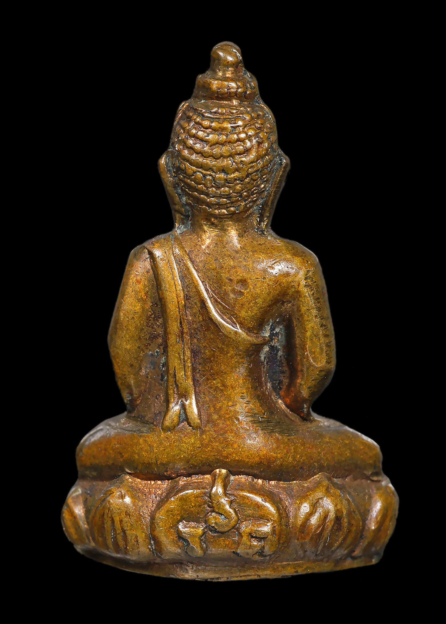 พระกริ่งร.ด. เจ้าคุณนรฯ วัดเทพศิรินทร์ เนื้อทองผสม ปี2513 ตอกโค๊ตดาบไขว้ที่ใต้ฐาน กริ่งดัง สภาพสวยเดิมๆ