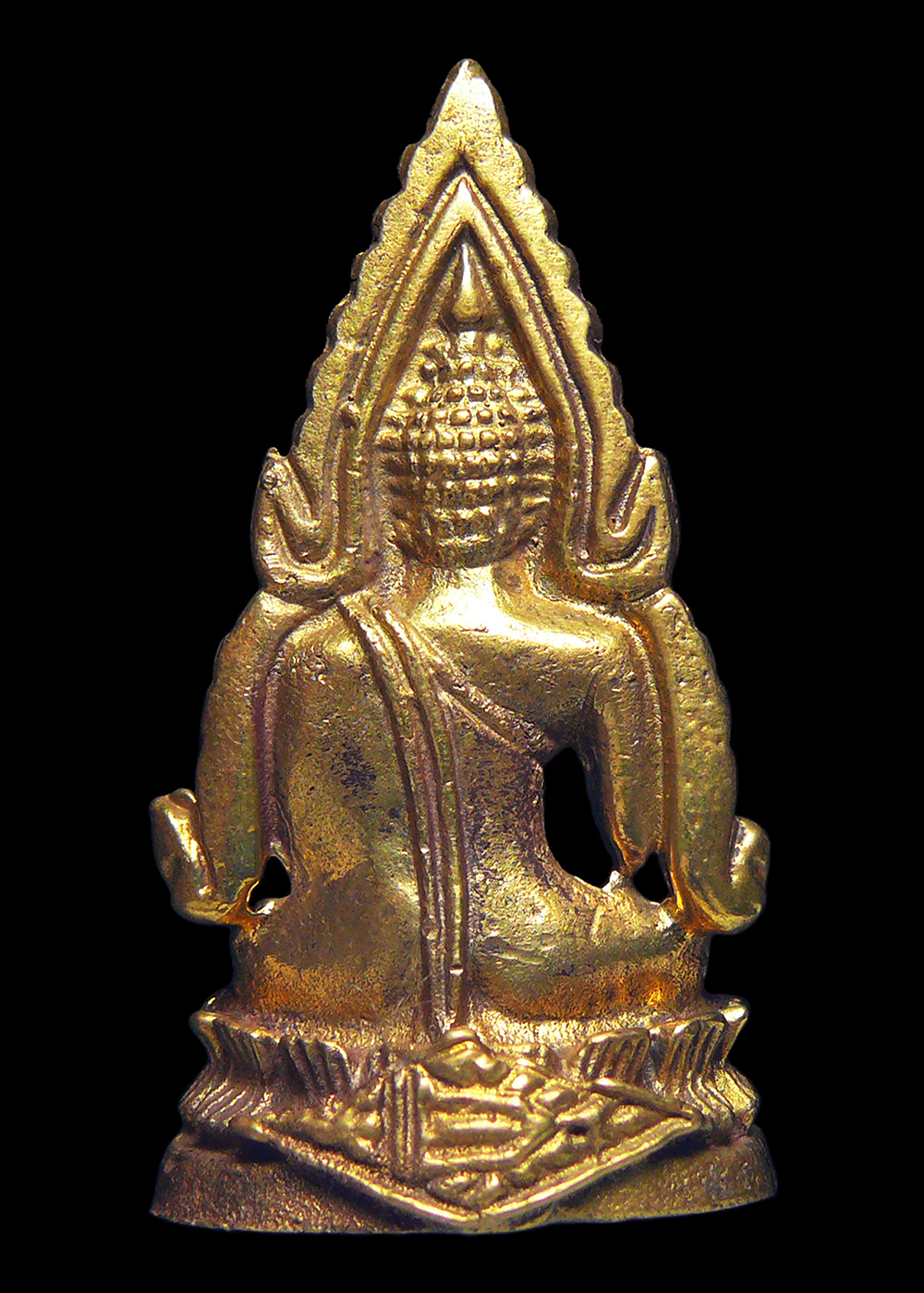 พระพุทธชินราช วัดพระศรีรัตนมหาธาตุ จ.พิษณุโลก เนื้อทองเหลือง พร้อมกล่อง