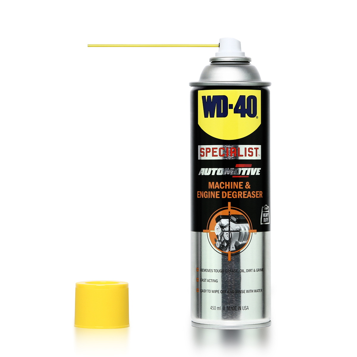 WD-40 สเปรย์ล้างเครื่องจักรและเครื่องยนต์ 450ml