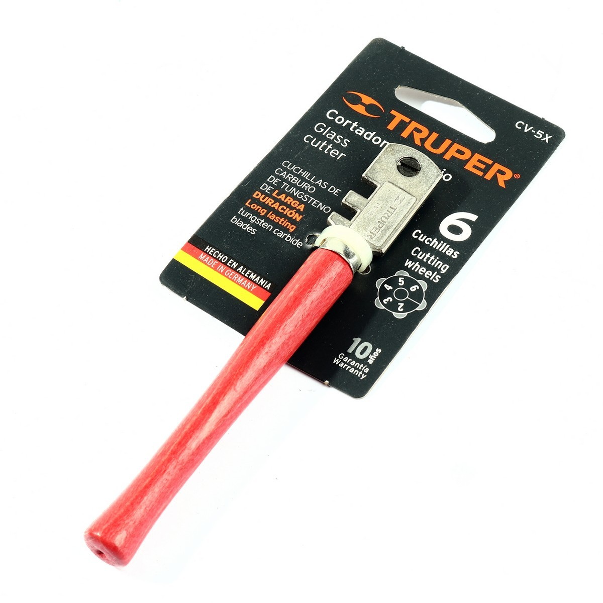 TRUPER 12954 CV-5X คัตเตอร์ตัดกระจก 0.17"