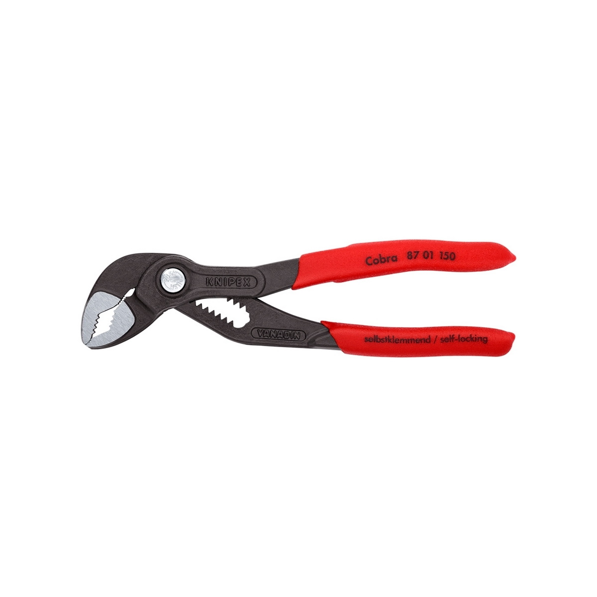 KNIPEX 87 01 150 คีมคอม้า รุ่น Cobra ด้ามพลาสติก 150mm (6")