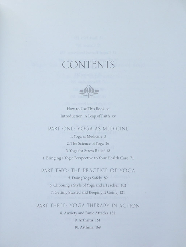 YOGA AS MEDICINE THE YOGIC PRESCRIPTION FOR HEALTH AND HEALING