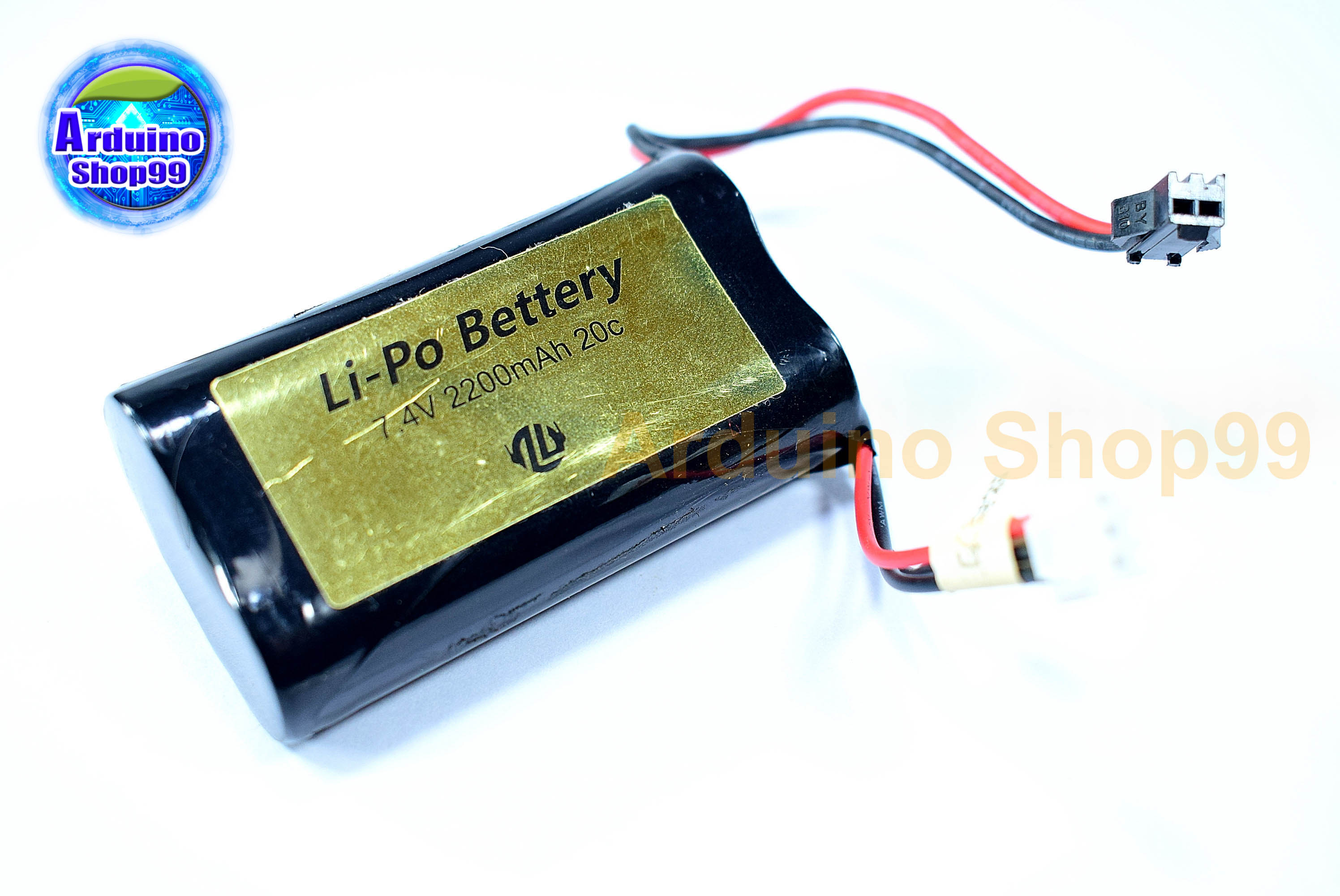 Rechargeable lithium battery with 7.4V 2200mah /robot arm
