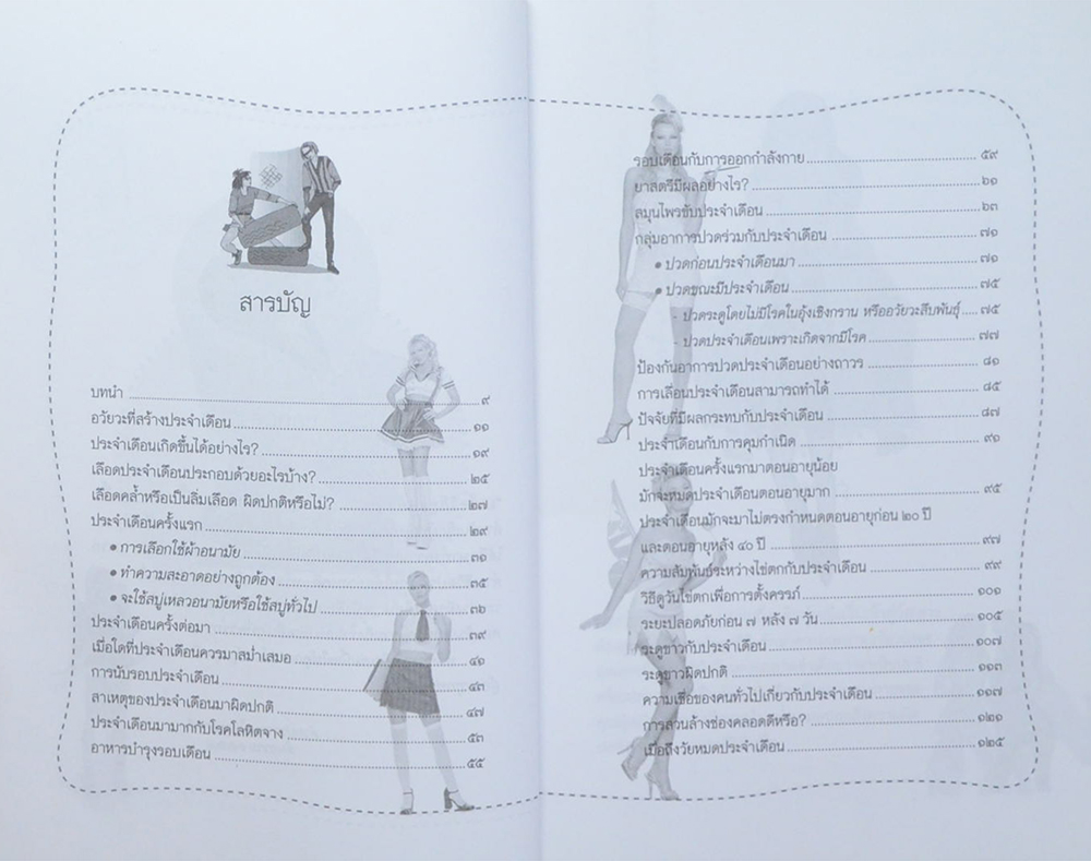 เคล็ดวิธีดูแลตัวเองขณะมีประจำเดือน (ขายตามสภาพ)