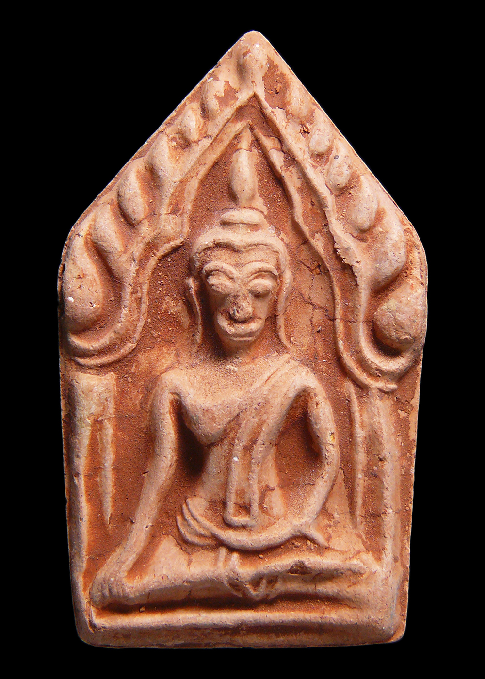 พระขุนแผนหลวงพ่อขอม วัดไผ่โรงวัว จ.สุพรรณบุรี รุ่นสร้างเจดีย์100ยอด พร้อมกล่อง