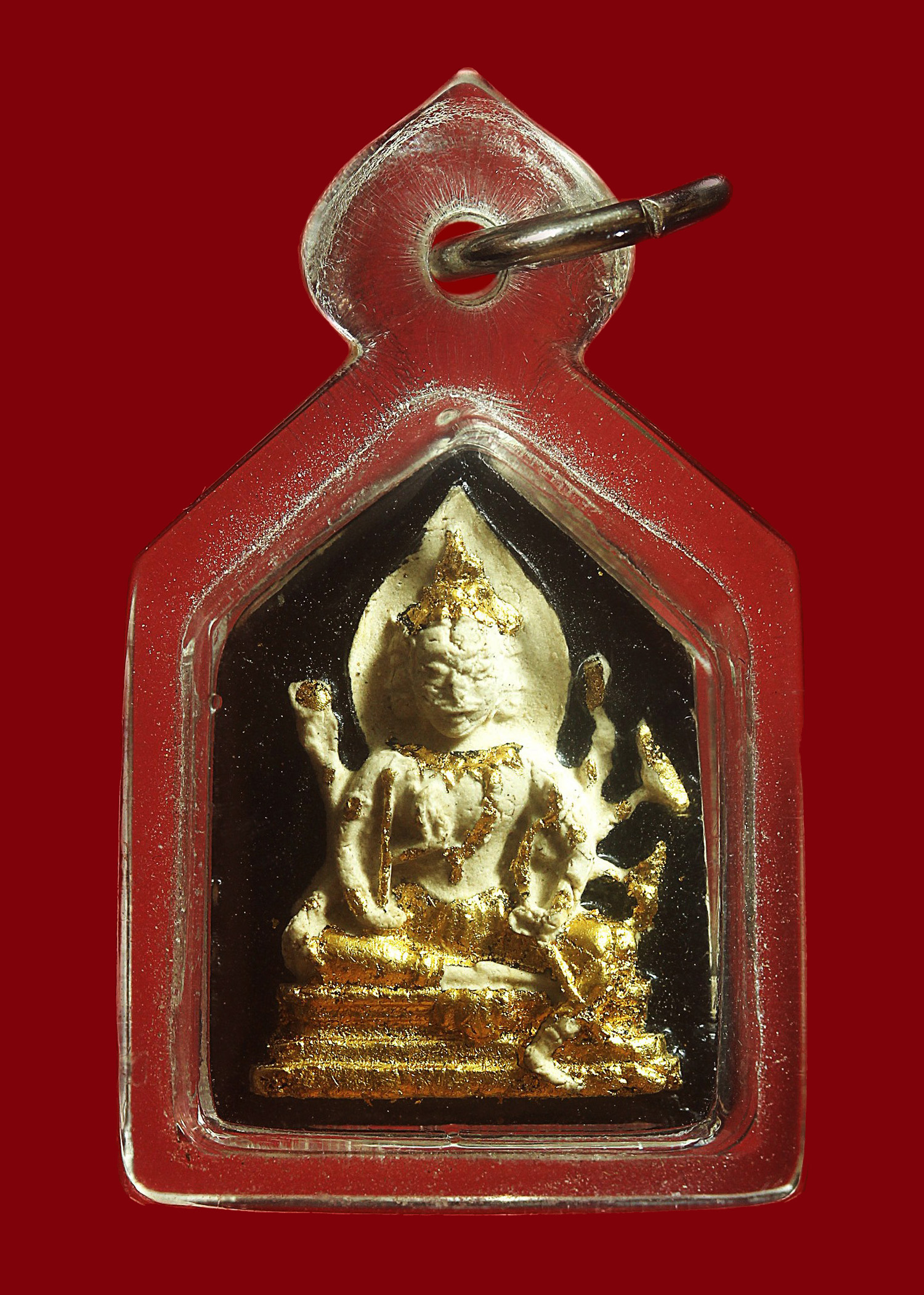 พระพรหม หลวงพ่อพรหม วัดขนอนเหนือ อยุธยา "พิมพ์ห้าเหลี่ยมเล็ก" ลงรักปิดทอง เลี่ยมเก่าเดิมๆจากวัด สภาพสวยหายากครับ