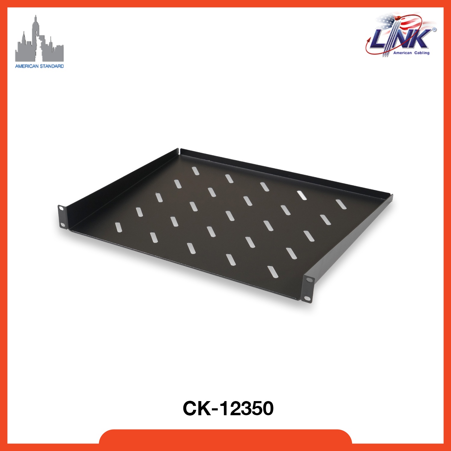 CK-12350 FRONT MOUNT SHELF Deep 35 cm. ถาดยึดหน้า