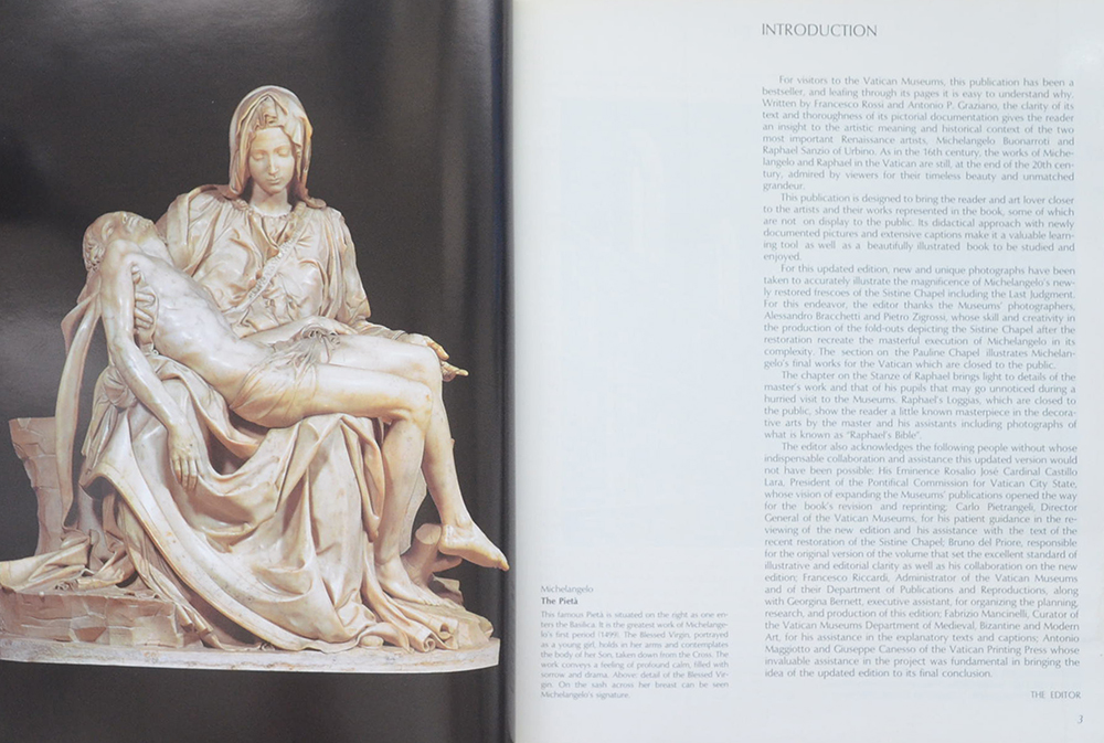 MICHELANGELO AND RAPHAEL IN THE VATICAN - หนังสือเก่าลุงทอง