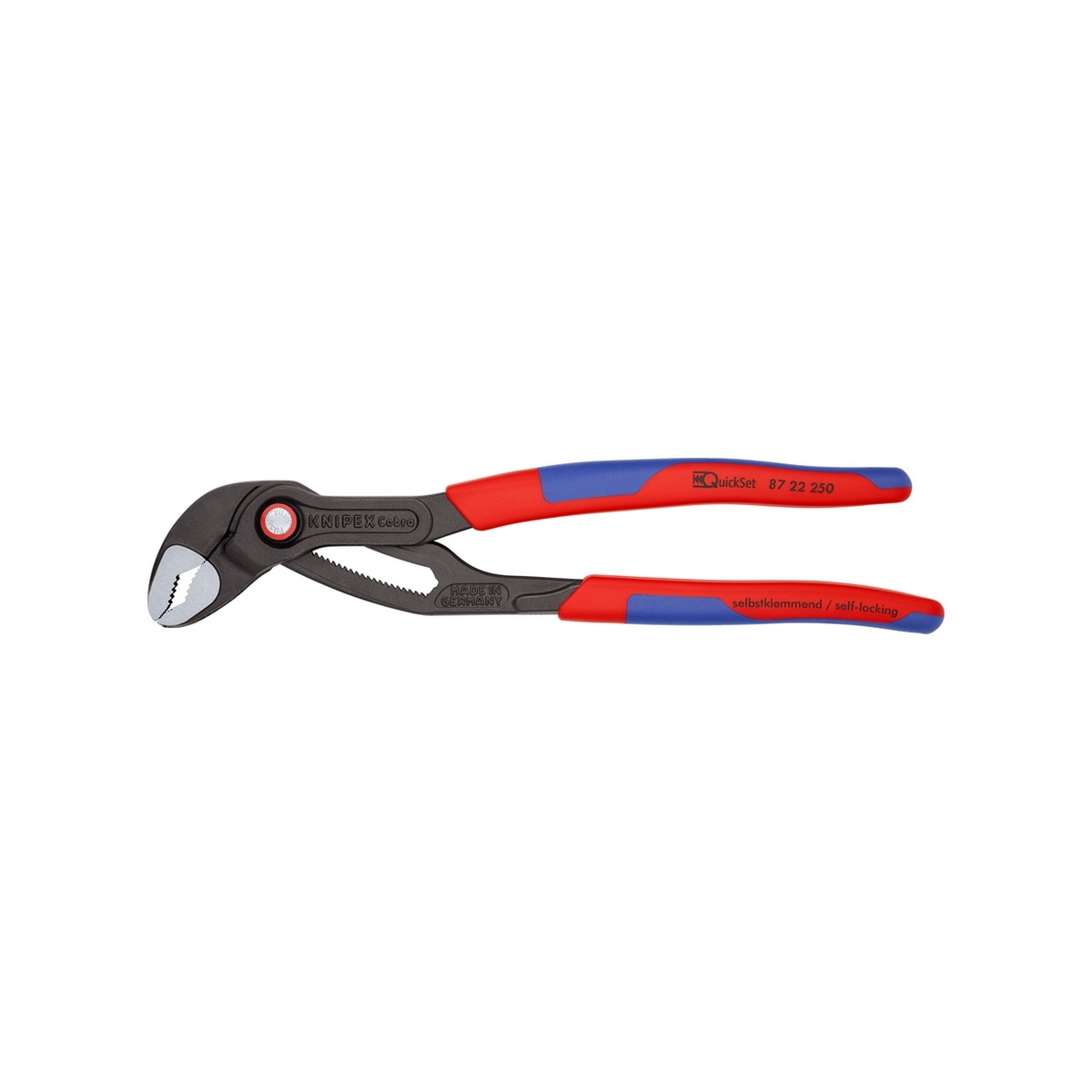 KNIPEX 87 22 250 คีมคอม้า รุ่น Cobra QuickSet 250mm (10")