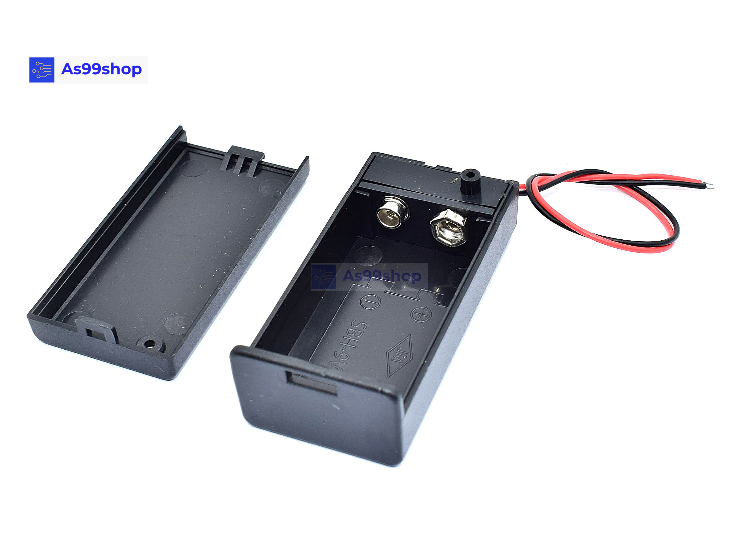 รังถ่าน 9 Volt battery box แบบมีฝาปิด/สวิตซ์ปิด,เปิด