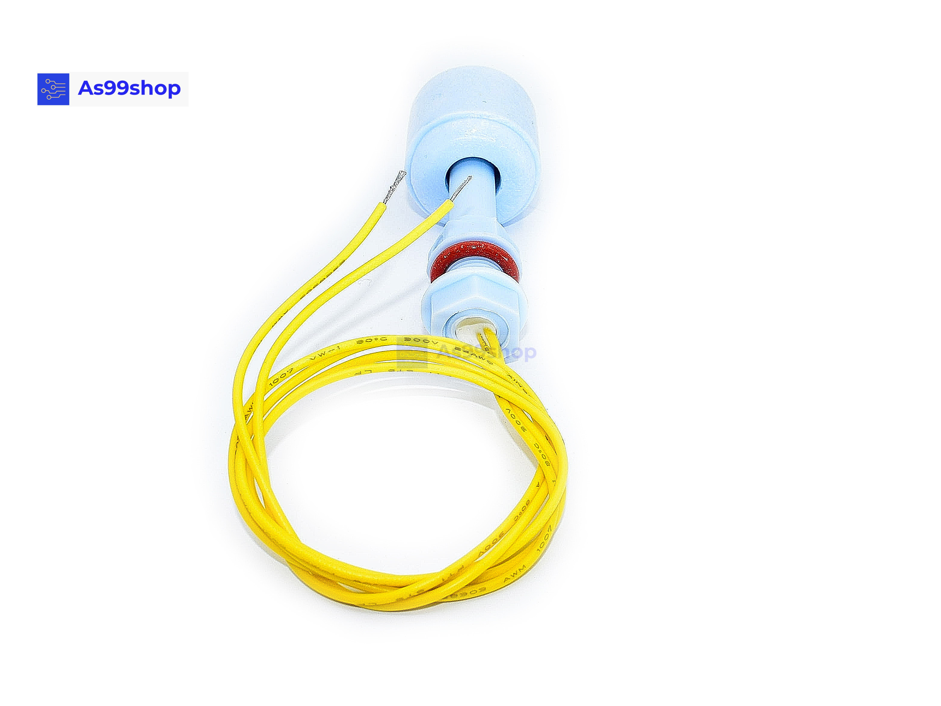 สวิตซ์ลูกลอย PP plastic small float switch สายยาว 40 cm.