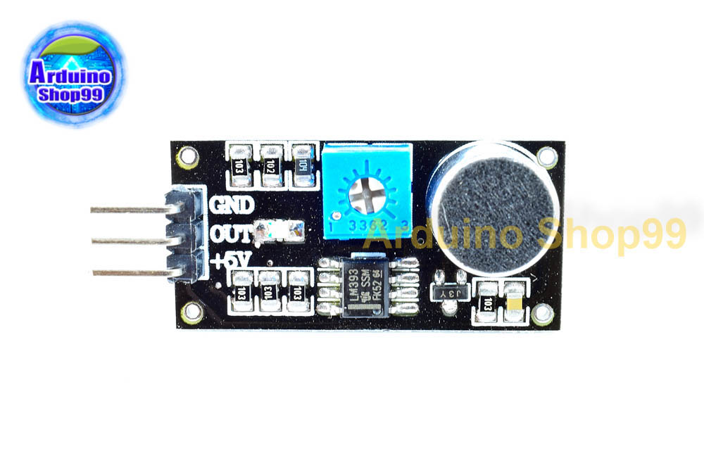Sound Sensor Detection Module LM393 เซ็นเซอร์ตรวจวัดเสียง