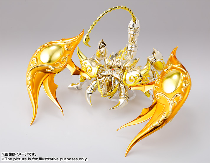 Saint Seiya Cloth Myth EX - Scorpion Milo(God Cloth)[BANDAI]เซนต์เซย์ย่า โกลด์เซนต์ประจำราศีพิจิก สกอร์เปี้ยน มิโร่ ผู้ดูแลปราสาทแมงป่องสวรรค์ 1 ใน 12 ปราสาทแห่งแซงค์ทัวรี่ [LOT JP]