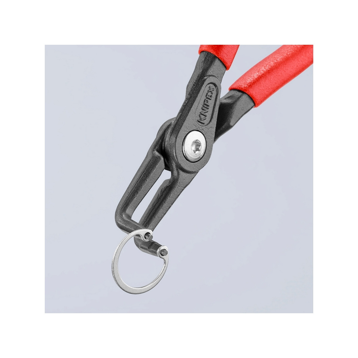 KNIPEX 48 21 J21 คีมหนีบแหวน 7" Precision ปลายงอ ปลาย 1.8mm