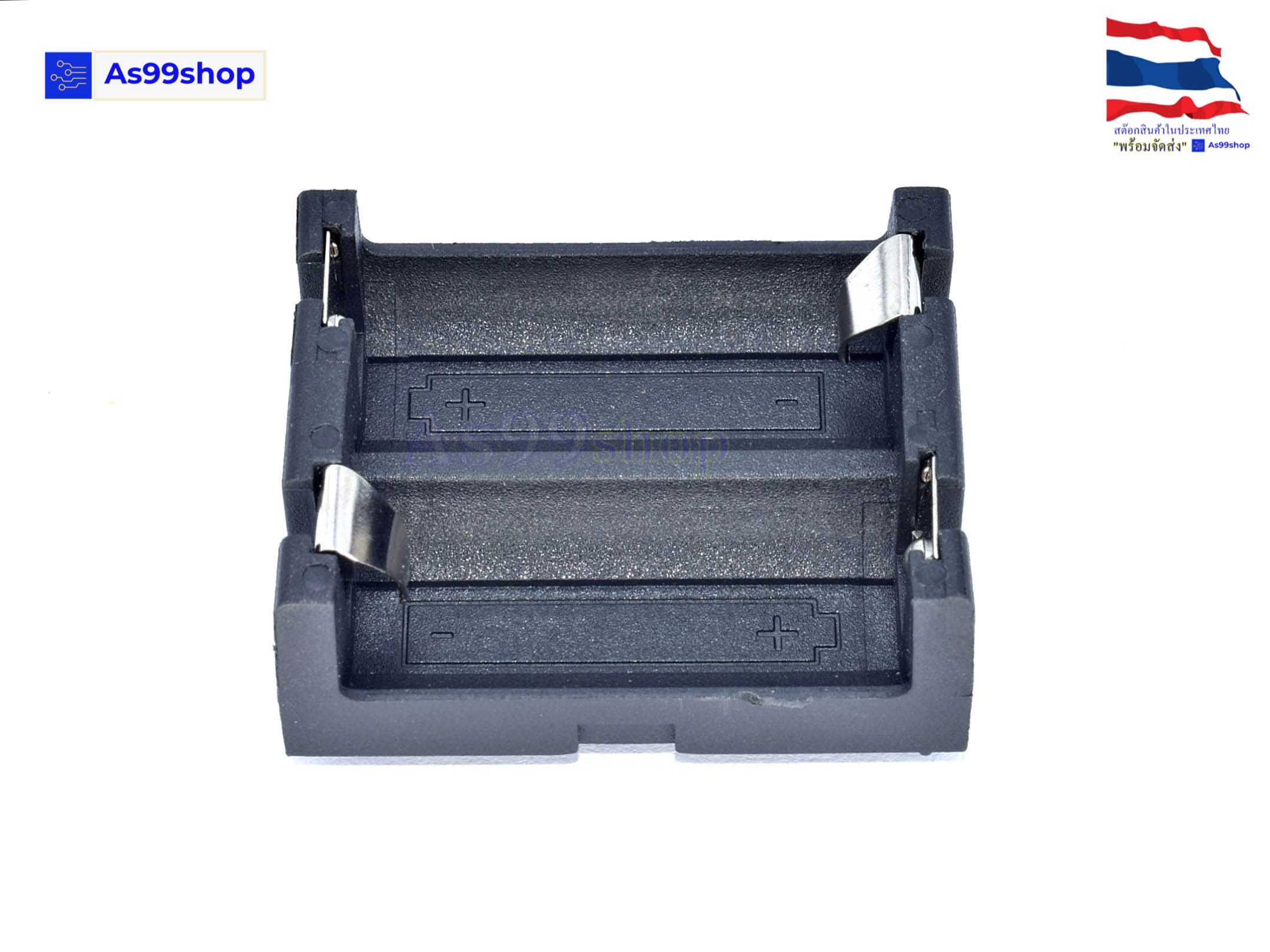 CR123A รังถ่าน 2 ช่อง battery box PCB (1 ชิ้น)