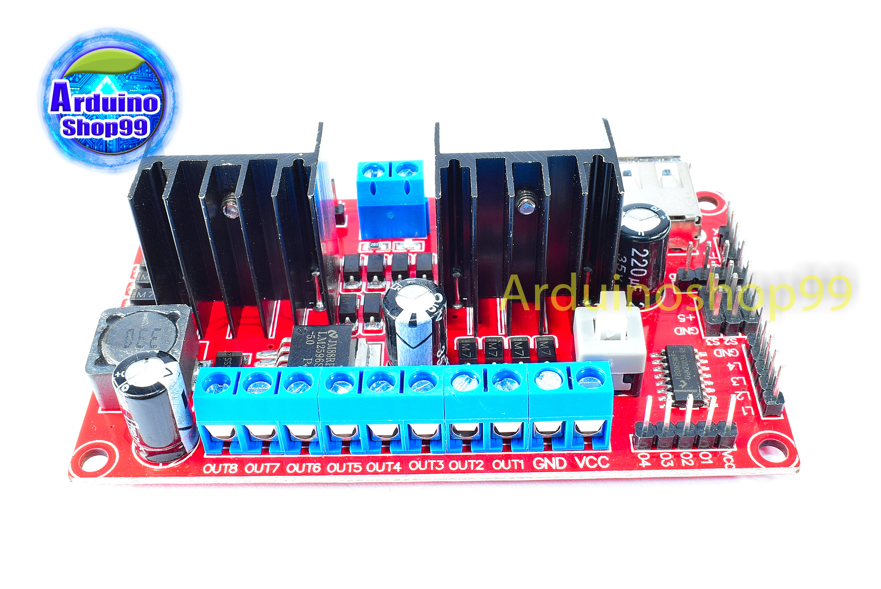 L298N V3 four DC stepper motor drive module