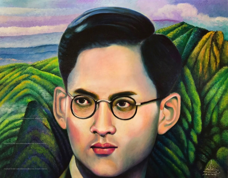 ผลงานศิลปะ "ภูมิพลังแผ่นดิน"